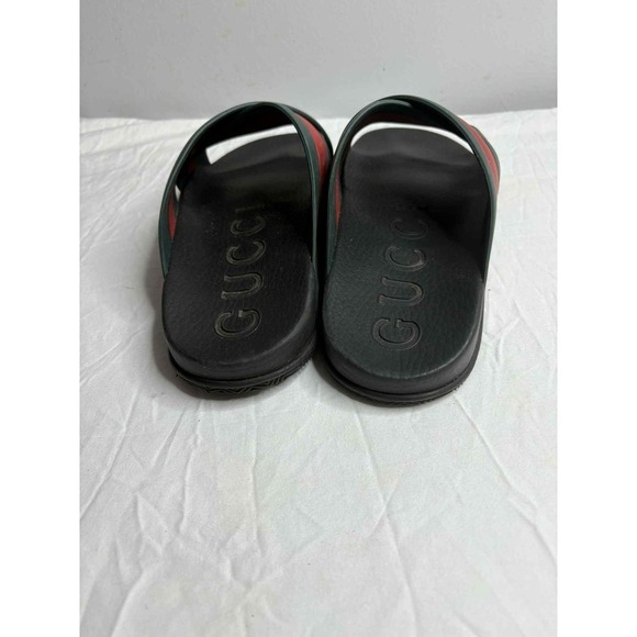 Gucci Sherry Line rubber Sandals slides size 10 - Picture 4 of 6